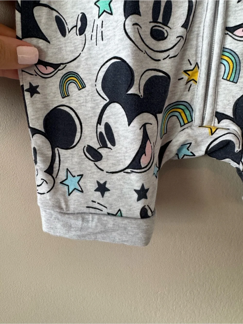 Little Sleepies Play Collection x Disney Bamboo Mickey Zippy Shorty 6-12 Months